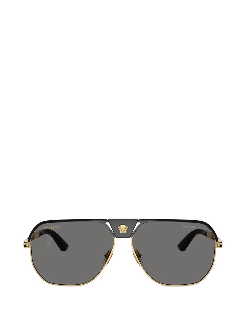 Versace Eyewear Greca Flow pilot sunglasses - Oro