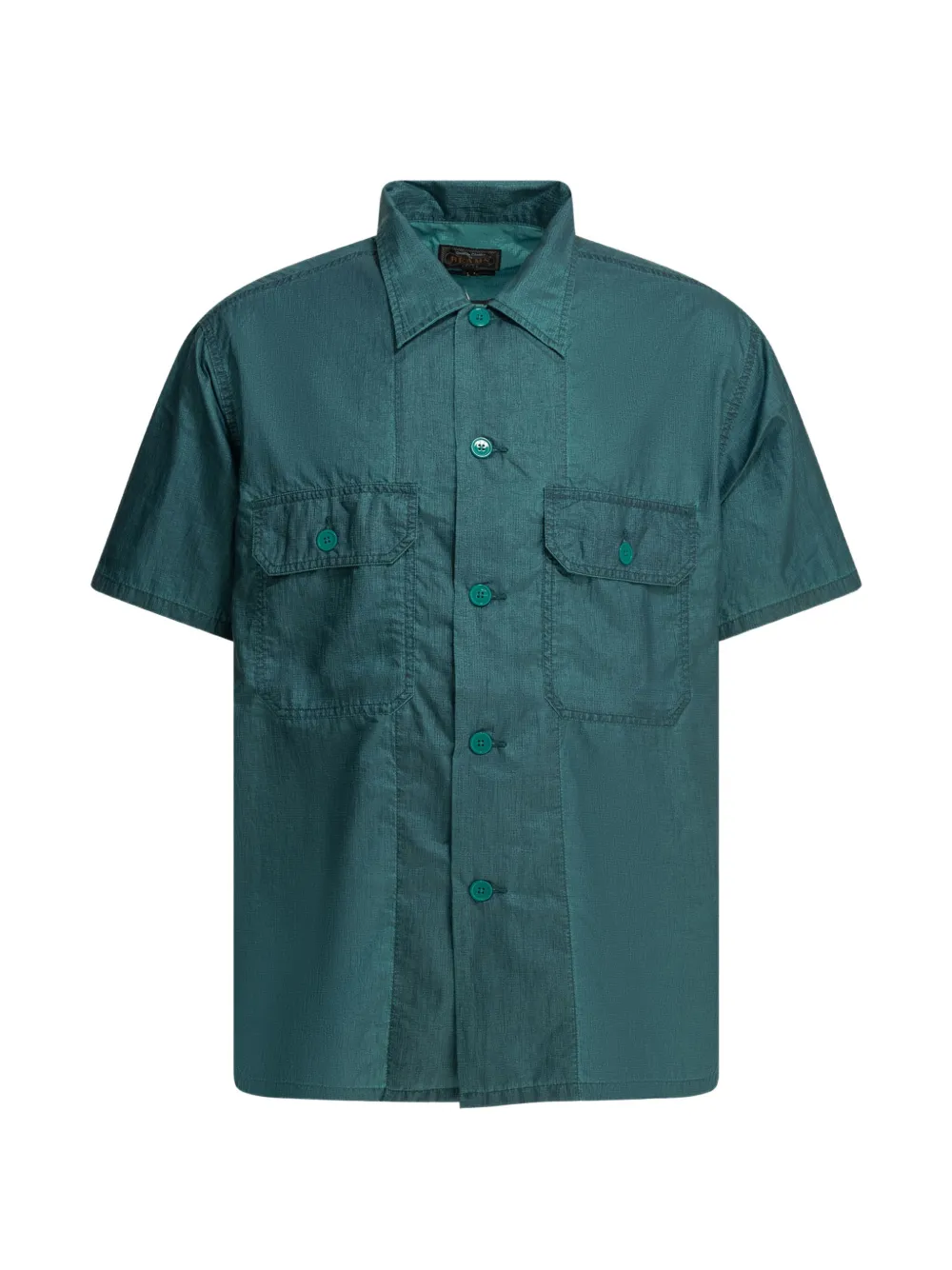 BEAMS PLUS short-sleeve button-up shirt - Verde