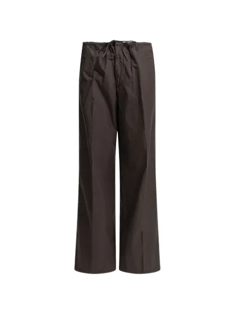 Auralee drawstring wide-leg trousers