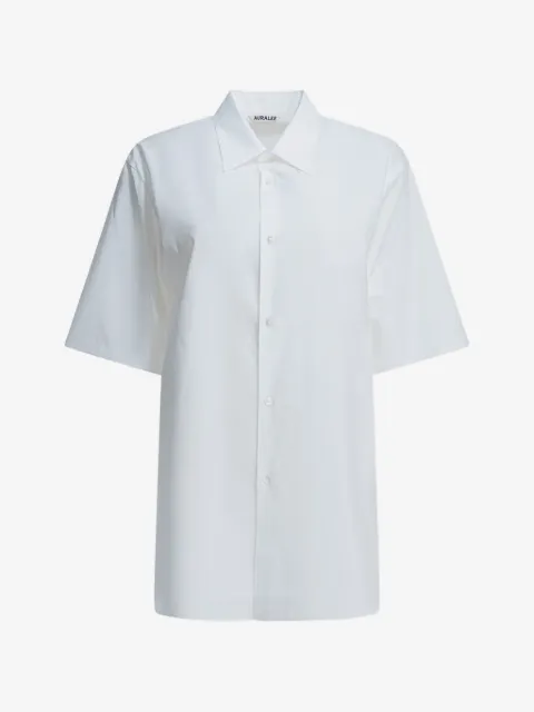 Auralee chemise à manches courtes