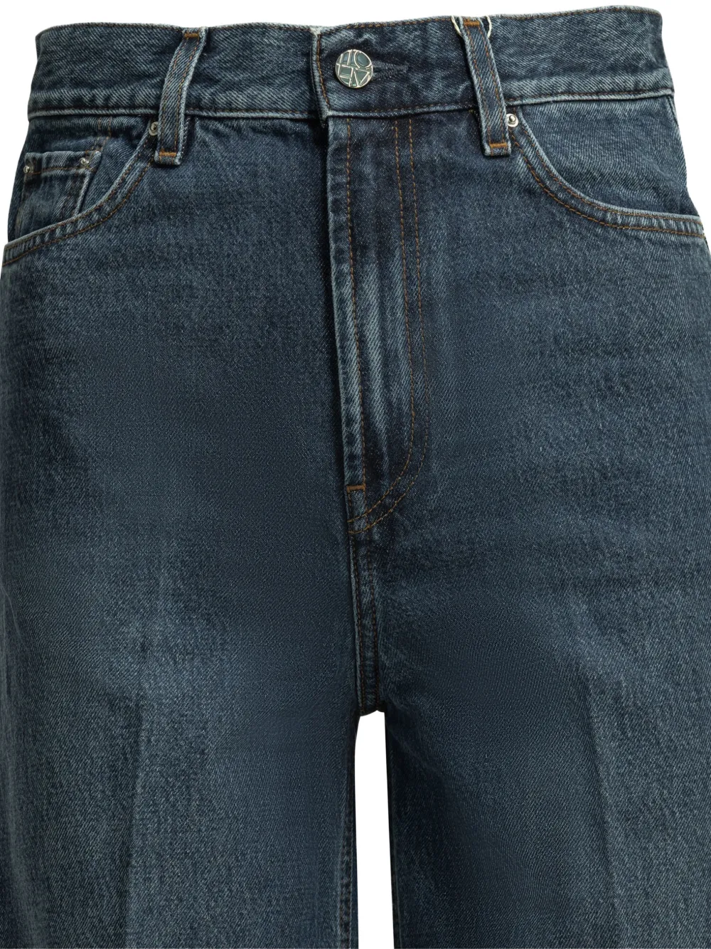 TOTEME Broek met wijde pijpen Blauw