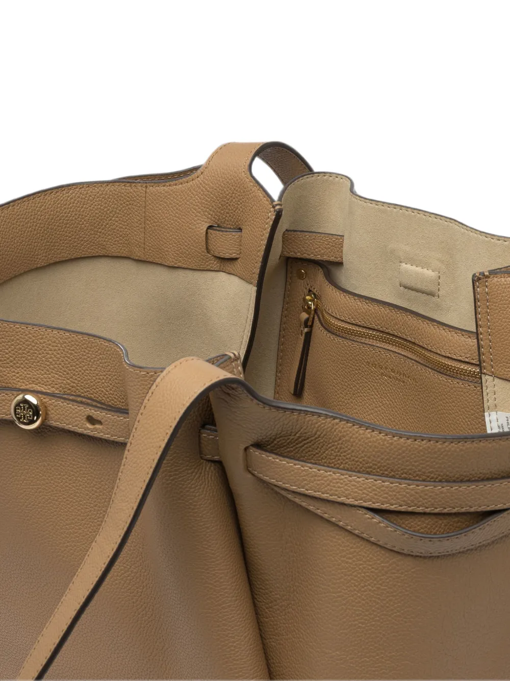 Tory Burch Romy shopper met ceintuur Beige