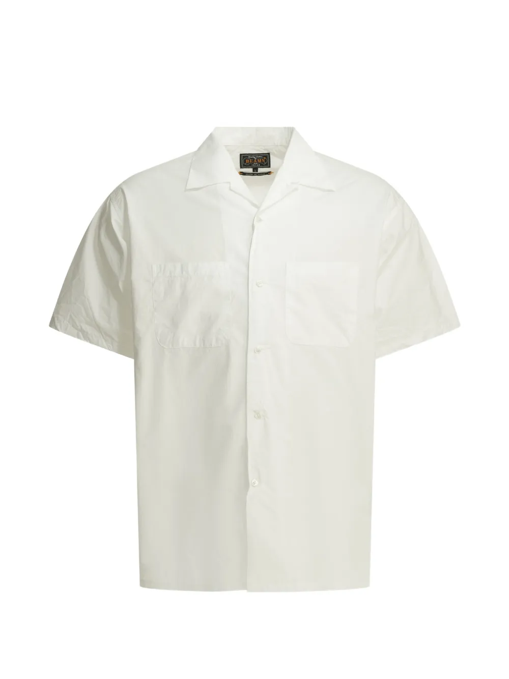 BEAMS PLUS patch-pocket short-sleeve shirt - Toni neutri
