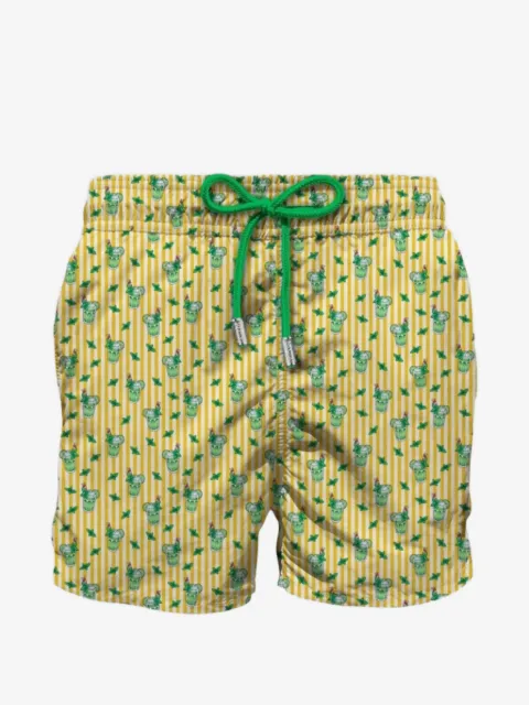 MC2 Saint Barth Lighting striped swim shorts