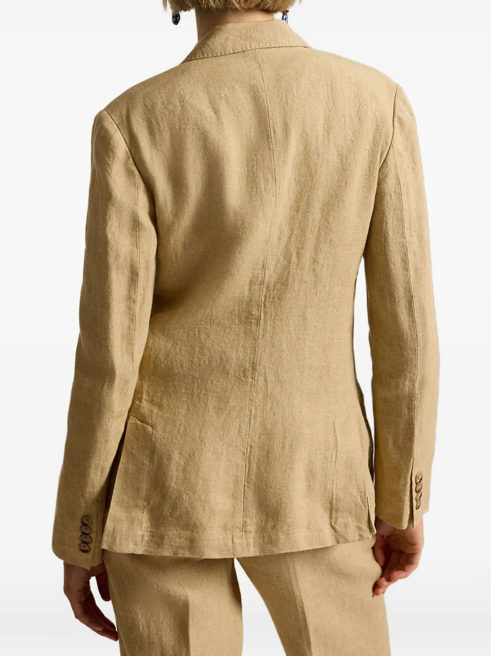 Polo Ralph Lauren Linnen blazer Beige