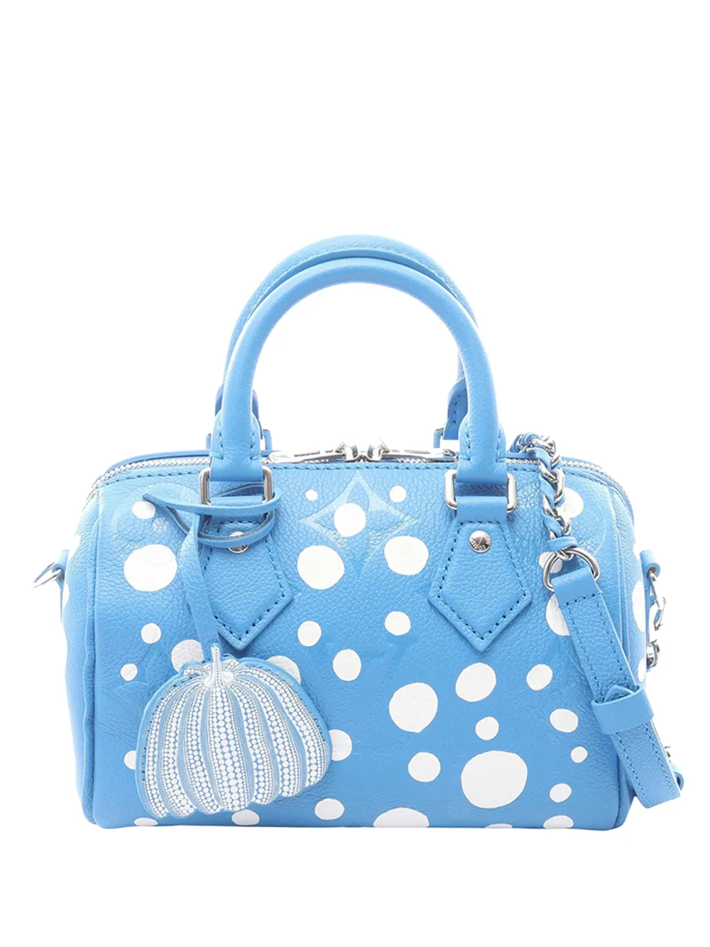 Louis Vuitton Pre-Owned 2023 Yayoi Kusama Monogram Empreinte Speedy Bandouliere 20 satchel - Blu