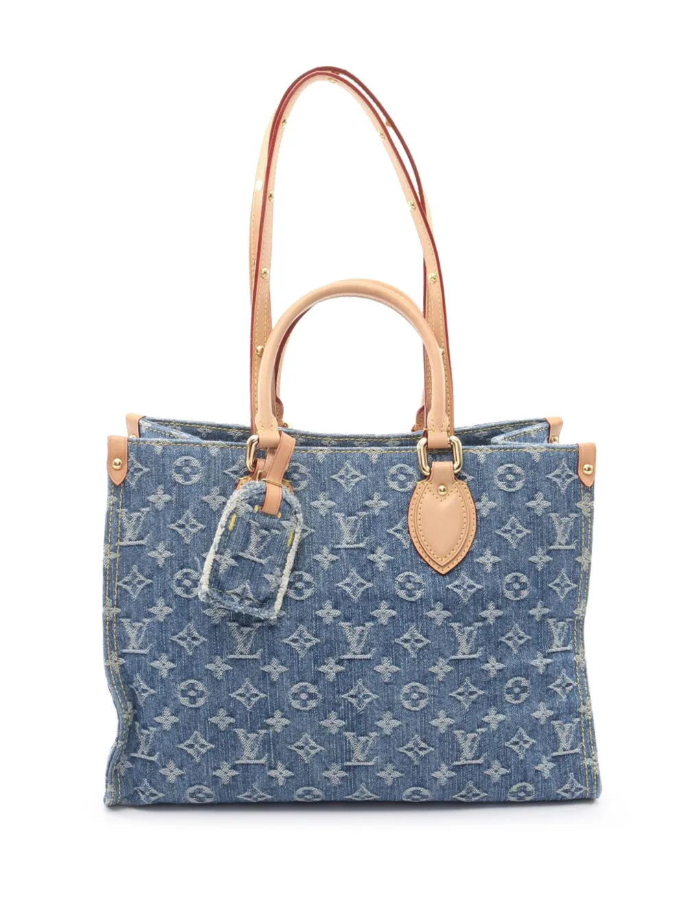 Louis Vuitton Pre-Owned 2021-2026 Monogram Denim Onthego MM satchel - Blau