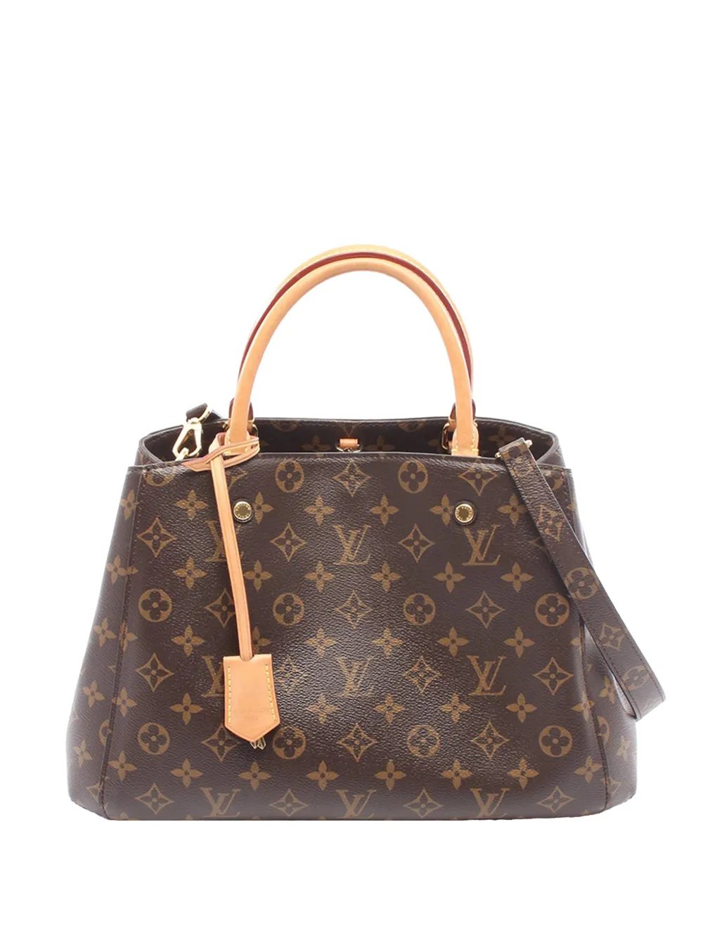 Louis Vuitton Pre-Owned 2018 Monogram Montaigne MM satchel - Marrone
