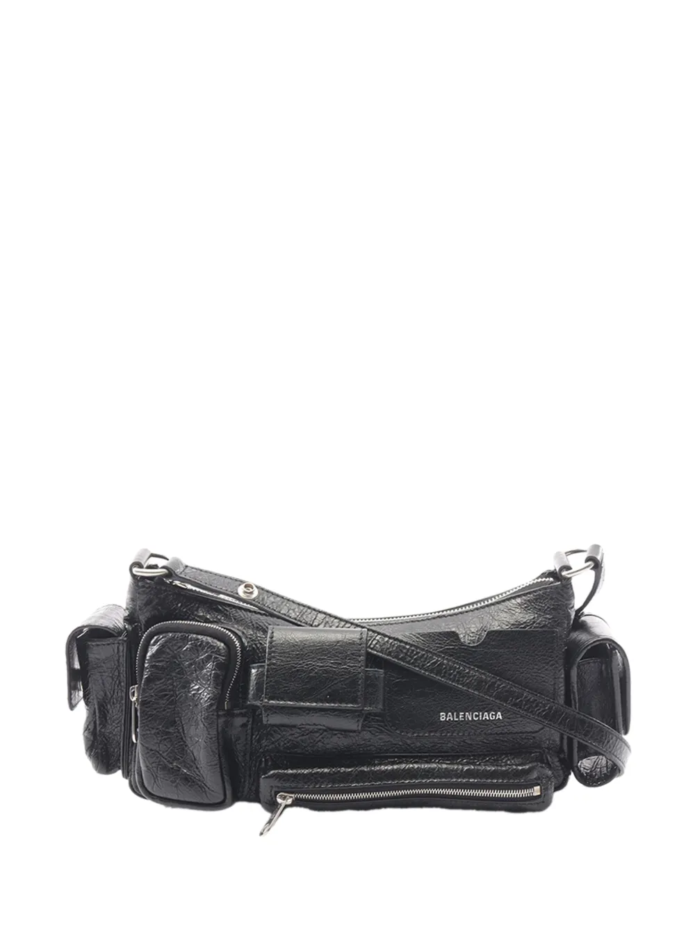 Balenciaga Pre-Owned 2018-2026 Lambskin Superbusy Sling Bag XS shoulder bag - Nero