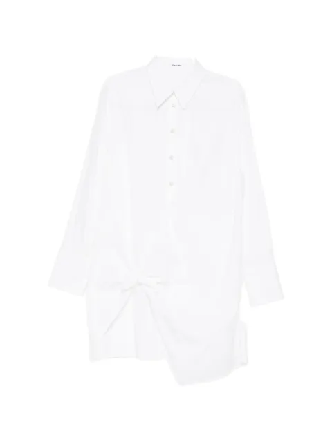 Helmut Lang vestido camisero asimétrico