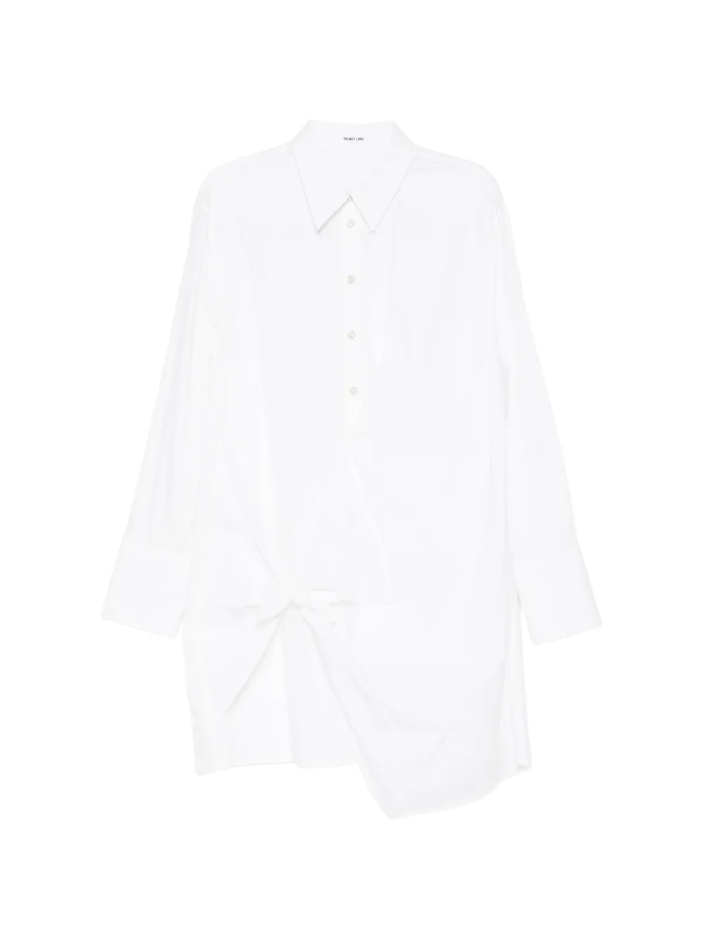 Helmut Lang asymmetric shirt dress - Bianco