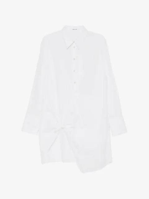 Helmut Lang asymmetric shirt dress