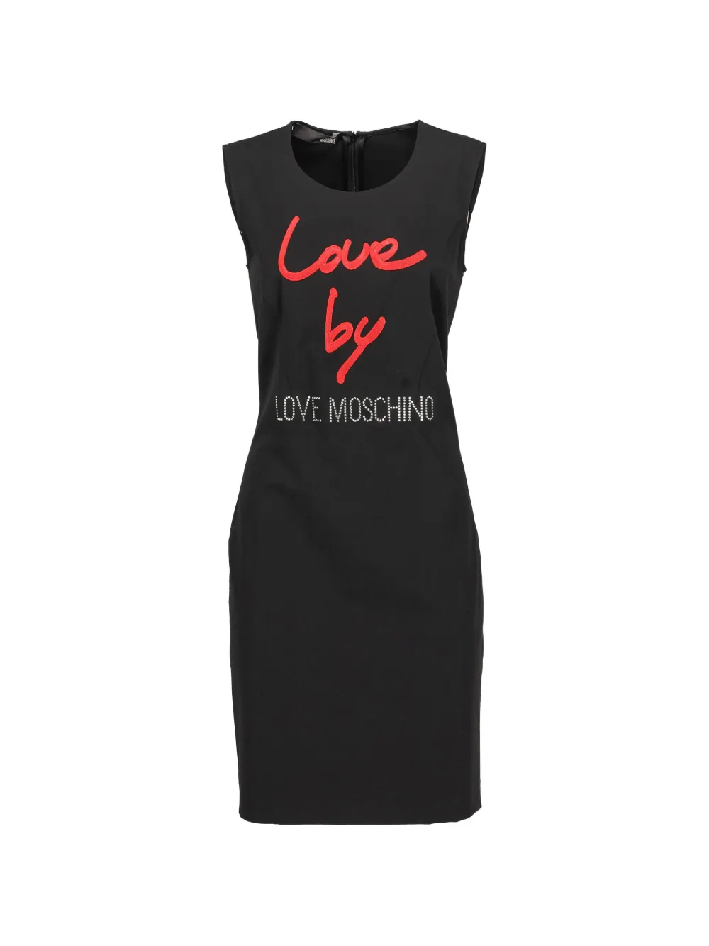 Moschino Pre-Owned embroidered sleeveless dress - Schwarz