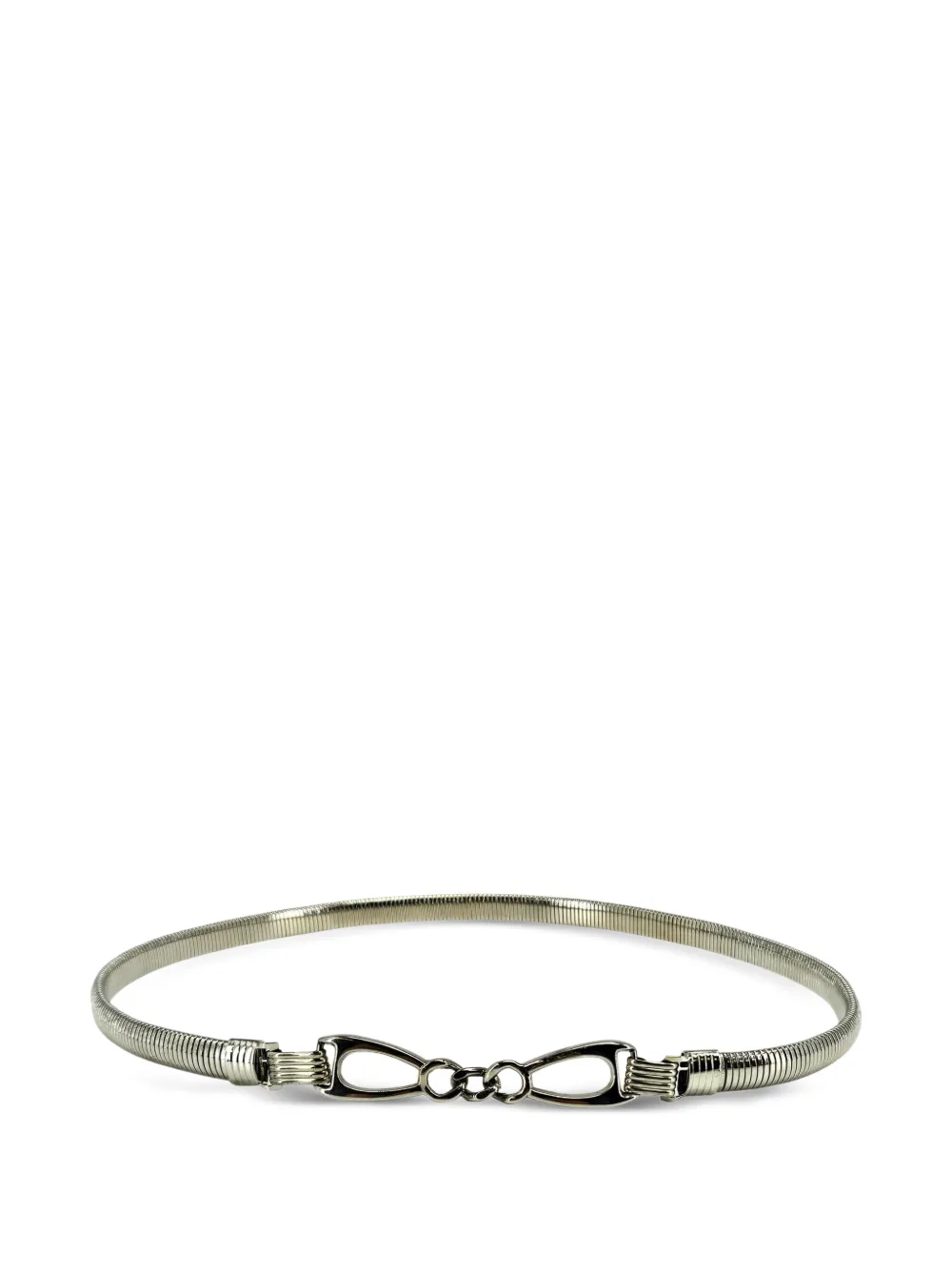 Madison Snake chain stretch belt - Argento