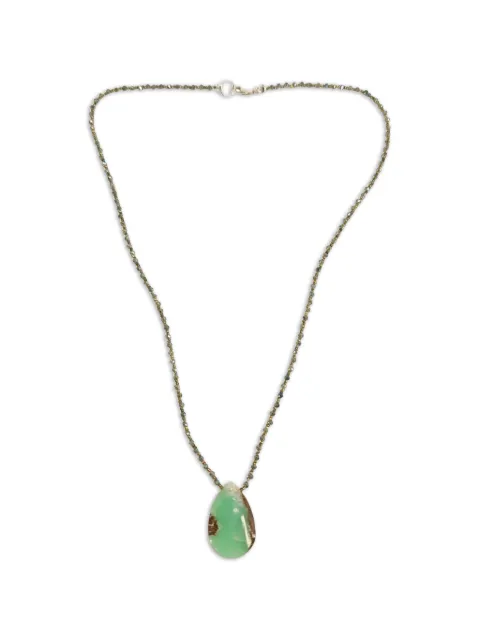 Madison Chrysoprase teardrop necklace