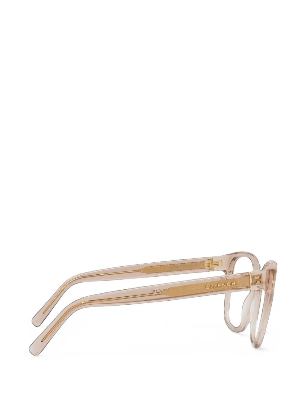 Givenchy Eyewear Bril met geometrisch montuur Beige