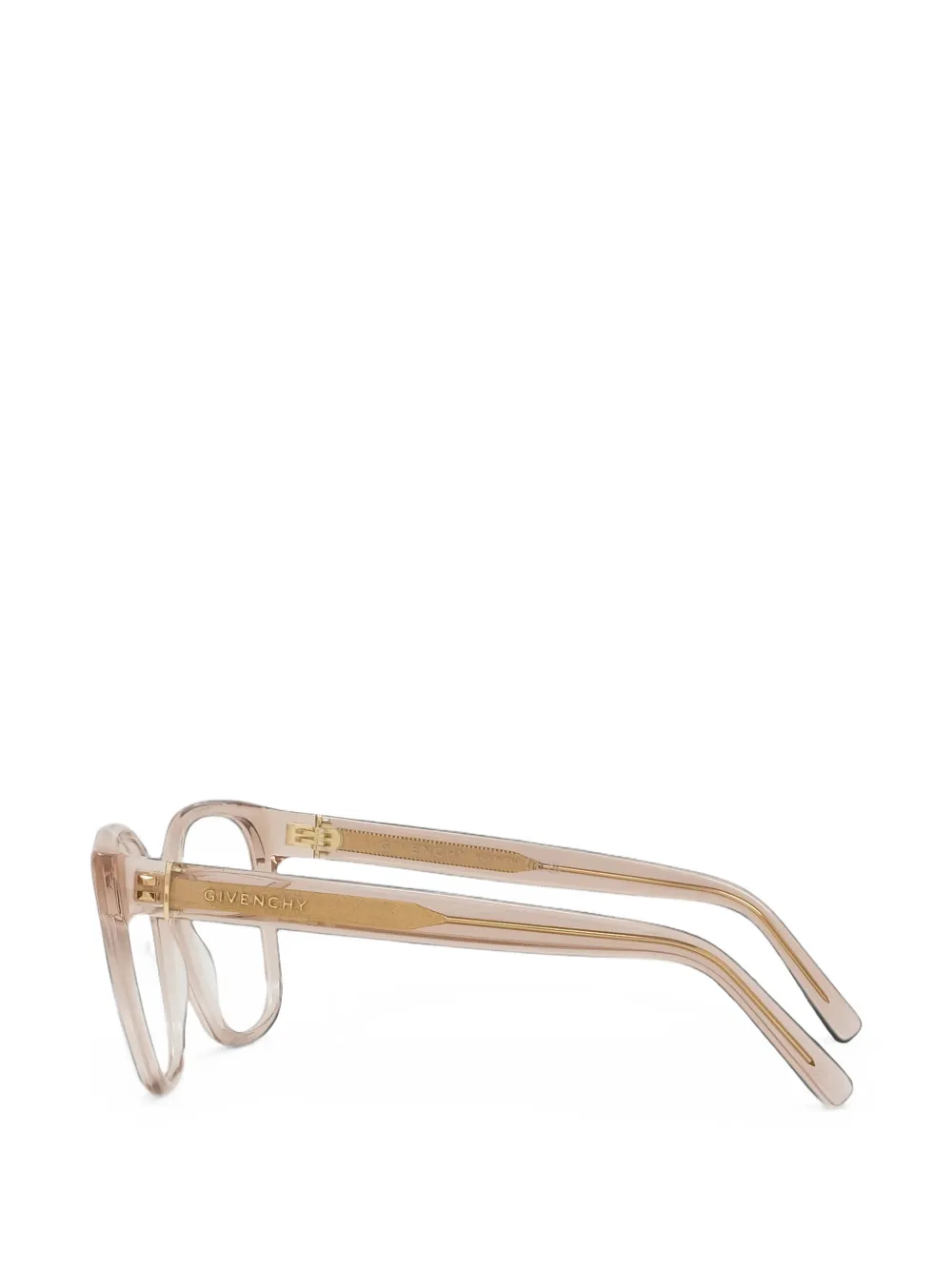 Givenchy Eyewear Bril met geometrisch montuur Beige