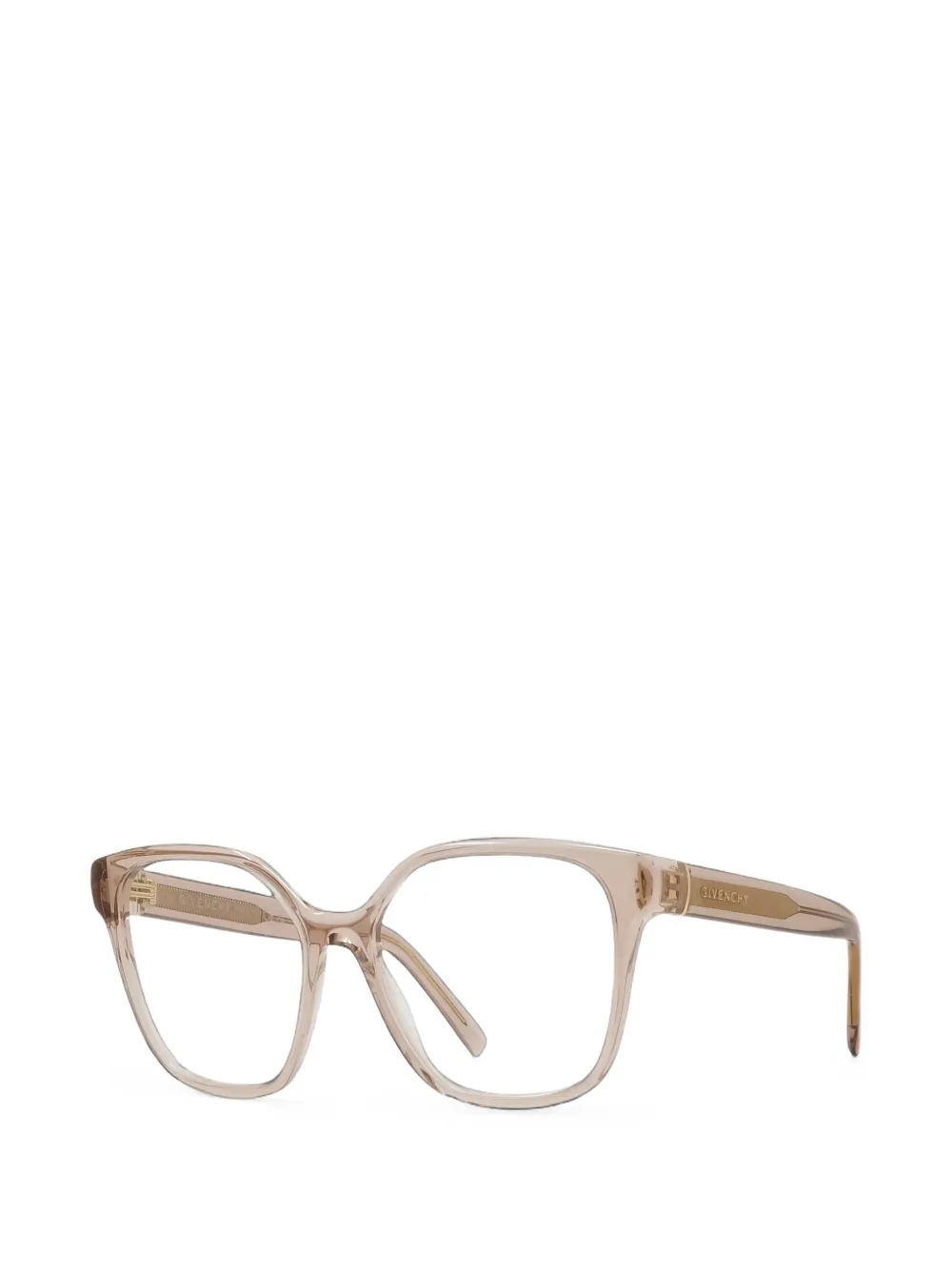Givenchy Eyewear Bril met geometrisch montuur Beige
