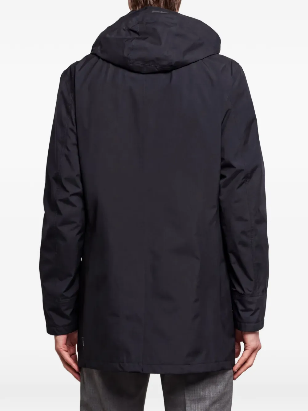 Herno Jas met capuchon Zwart