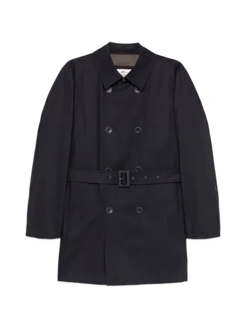 Herno manteau ceinturé à boutonnière croisée