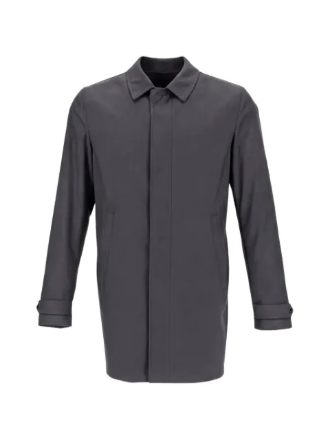 Herno button-cuff wool coat