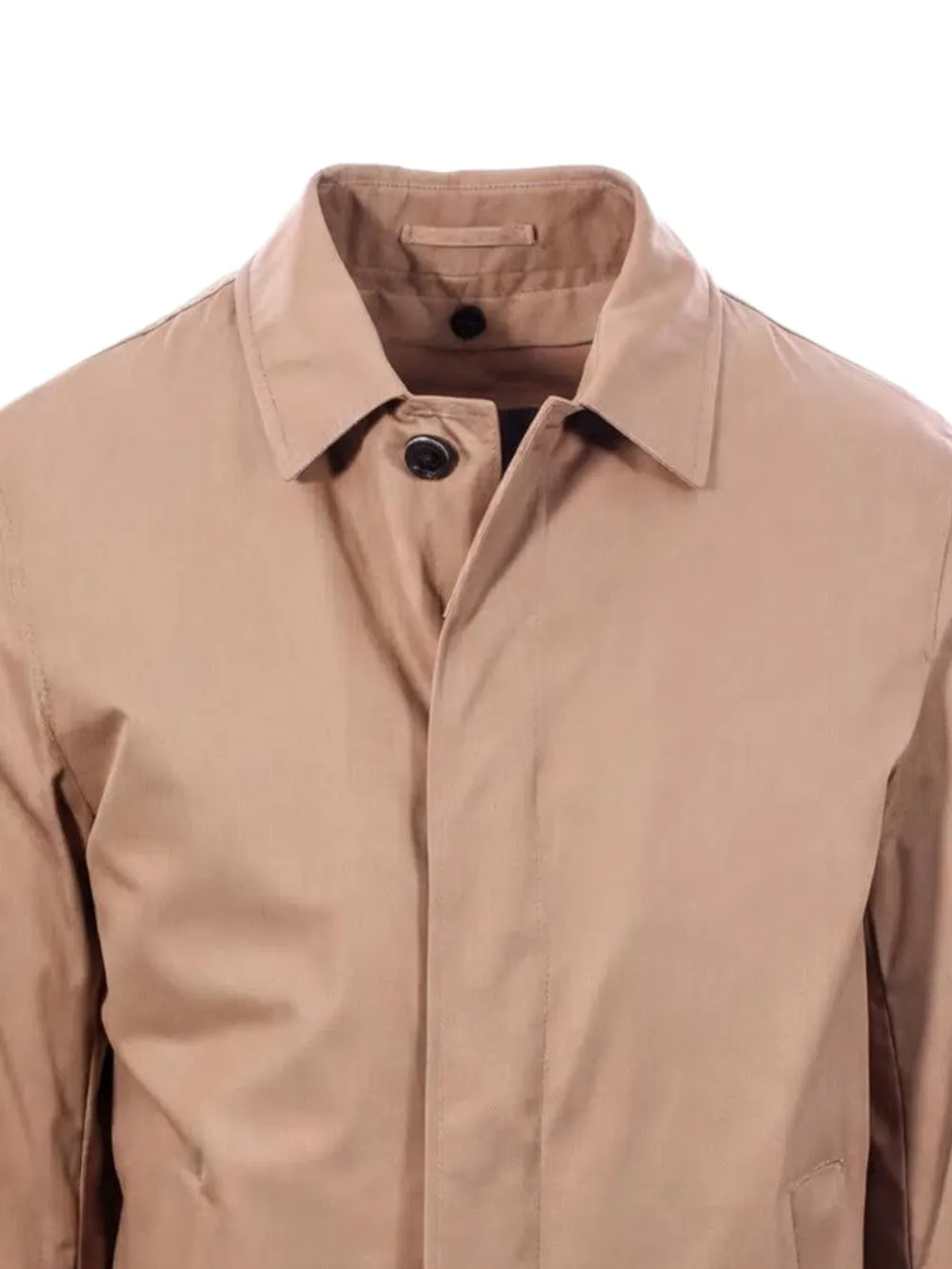 Herno Jas met enkele rij knopen Beige