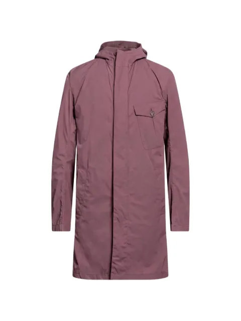Herno hooded single-breasted coat