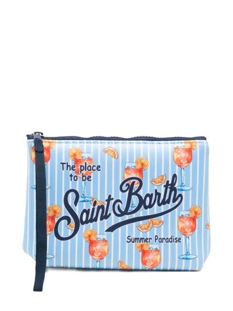 MC2 Saint Barth x Aperol Aline striped clutch 