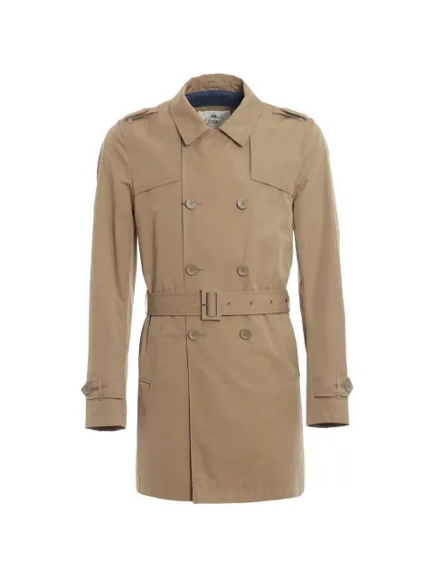 Herno double-breasted belted coat