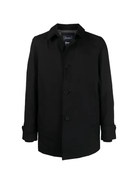 Herno single-breasted button-fastening coat
