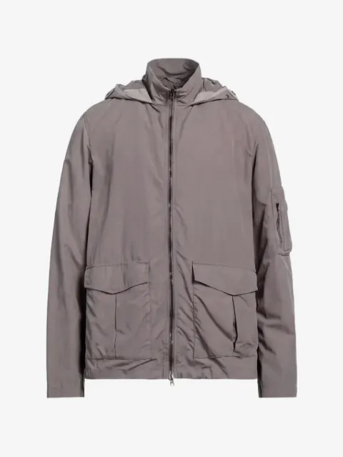 Herno hooded multi-pocket jacket