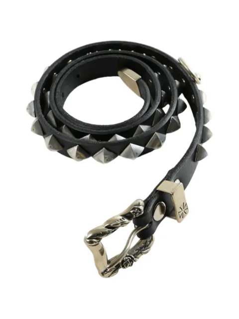 Enfants Riches Déprimés Skinny O-ring pyramid-stud belt