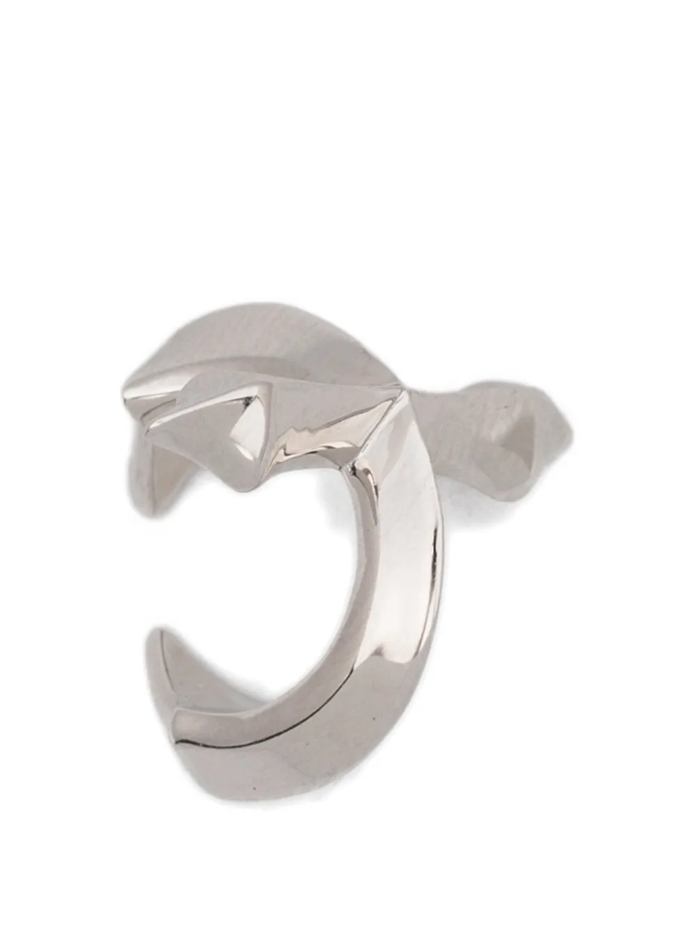 LAG WORLD Croix Gothic ear cuff - Argento