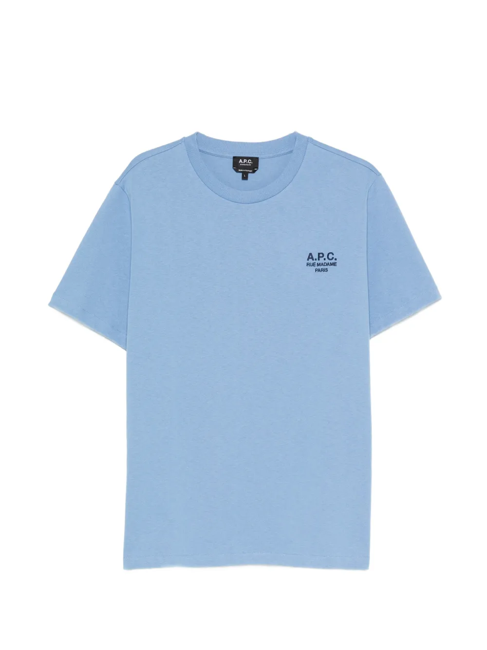 A.P.C. Rue Madame logo-print T-shirt - Blu