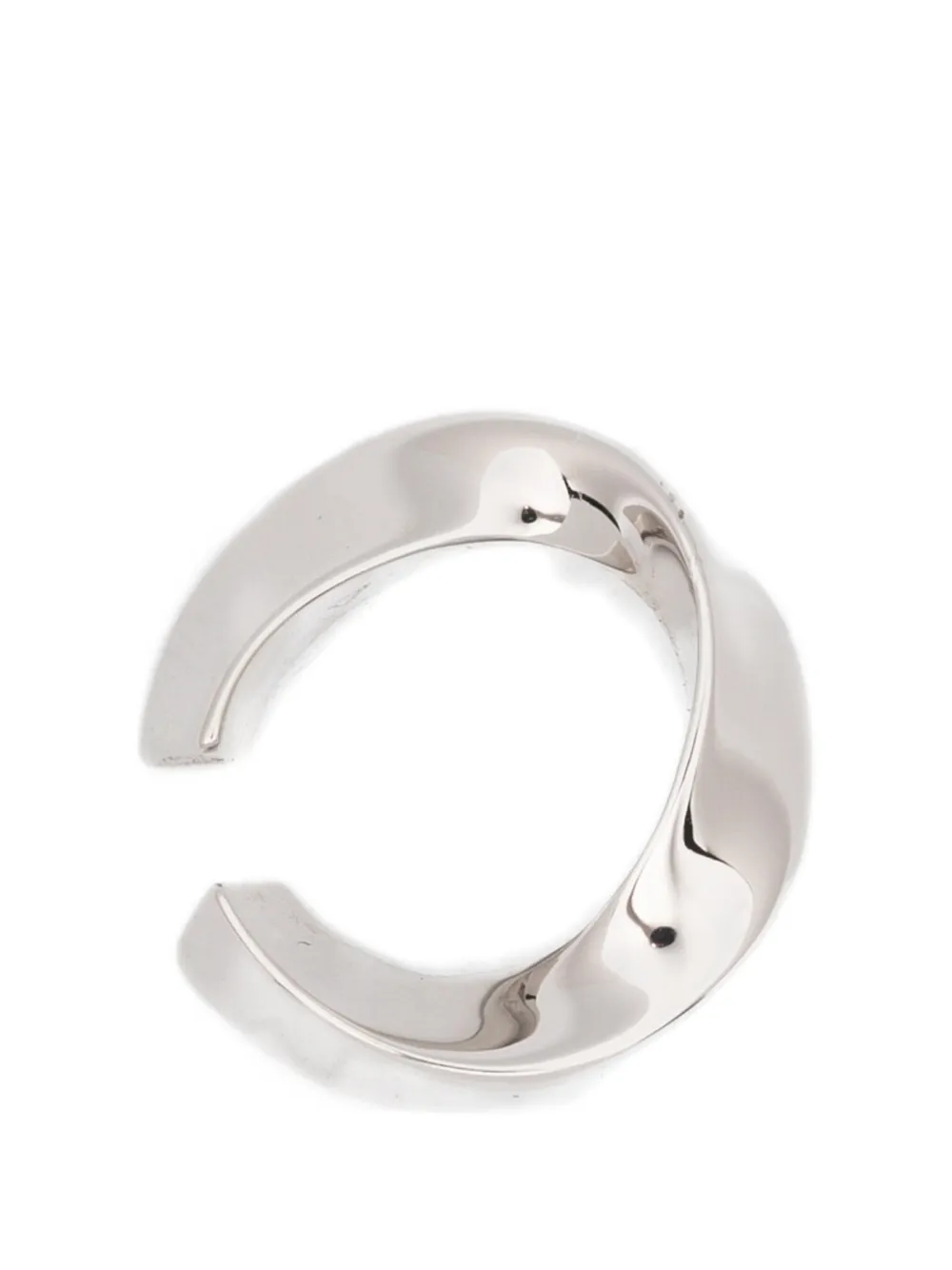 LAG WORLD maxi twisted ear cuffs - Argento