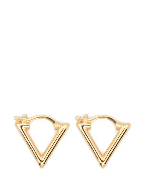 LAG WORLD Mini Lil  triangle hoop earrings