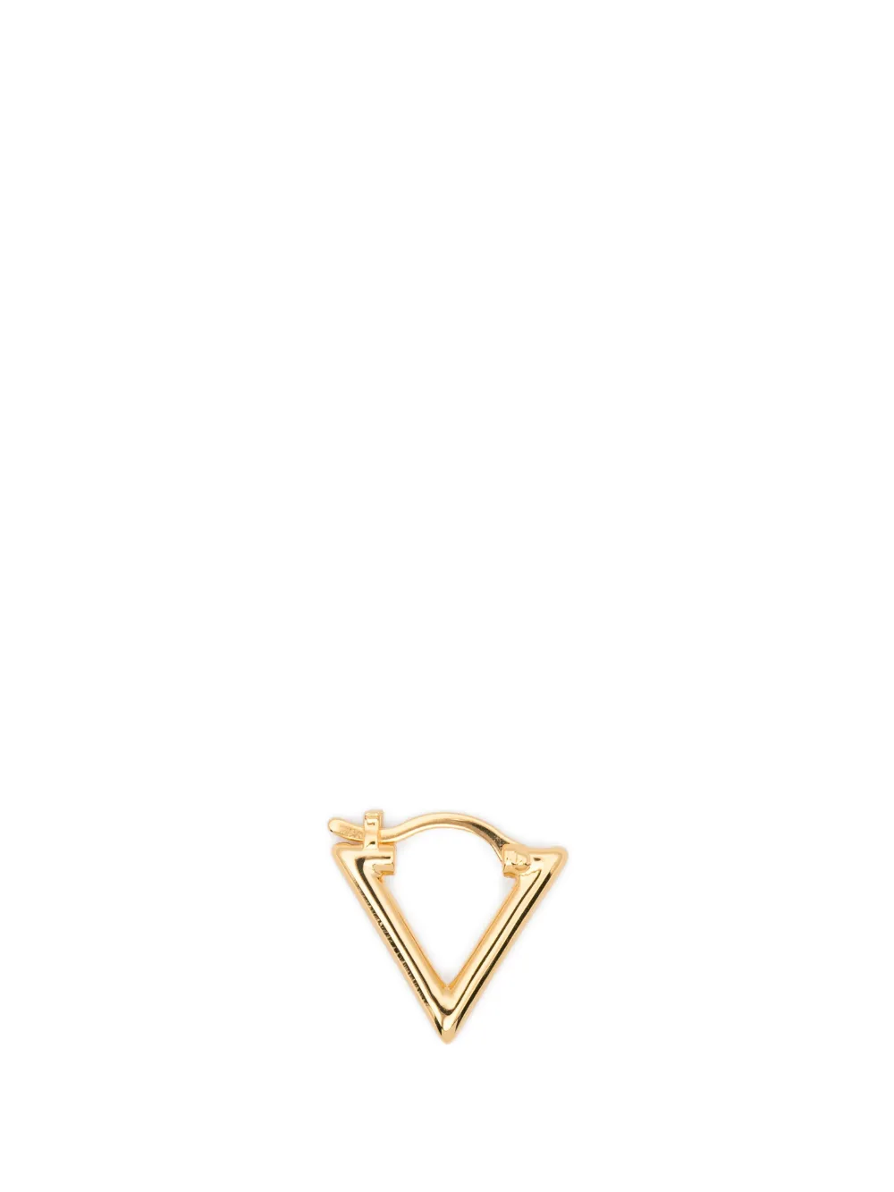 LAG WORLD Mini Lil triangle hoop earrings - Oro