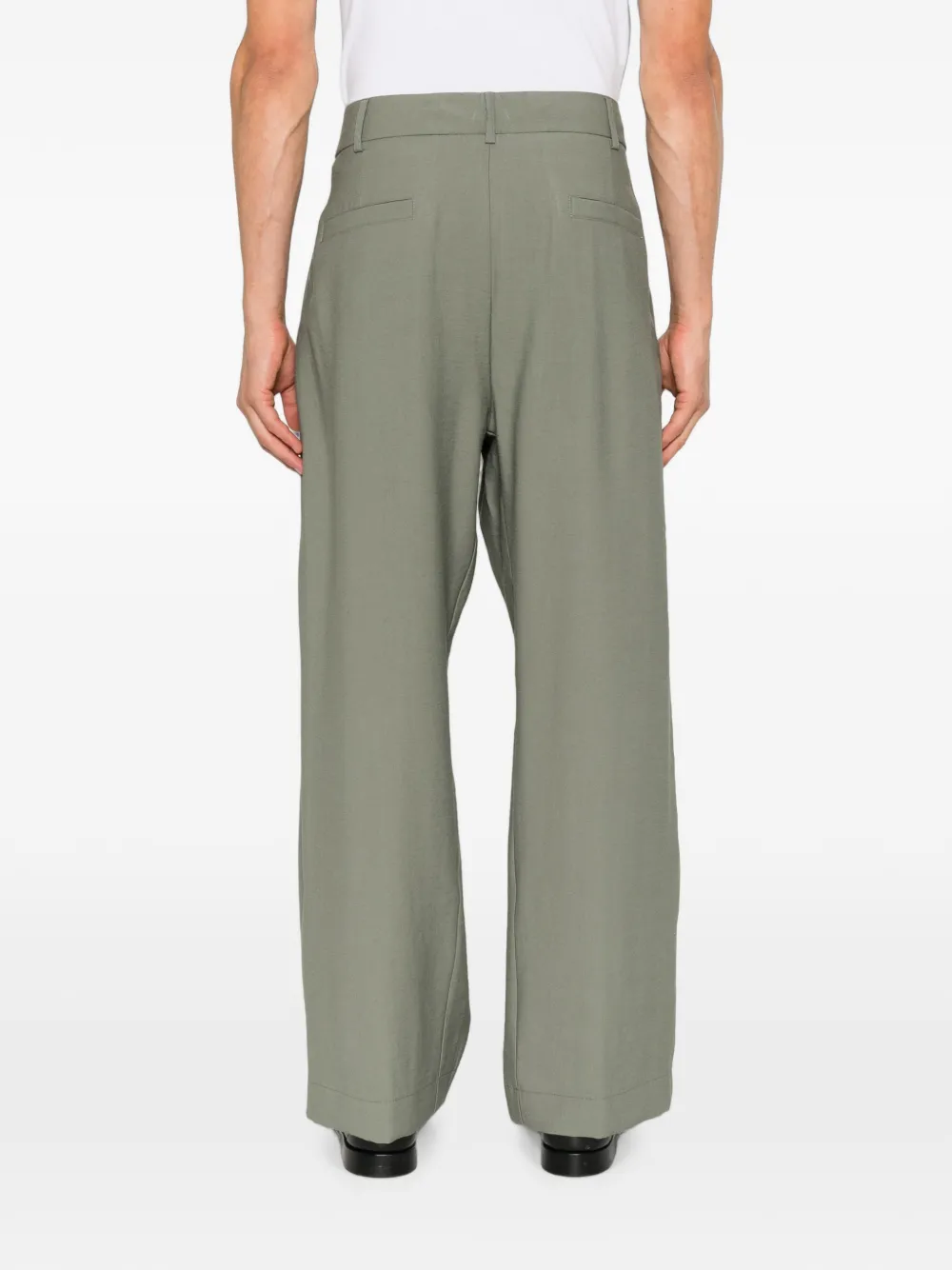 Patrizia Pepe Oversized plooibroek Groen
