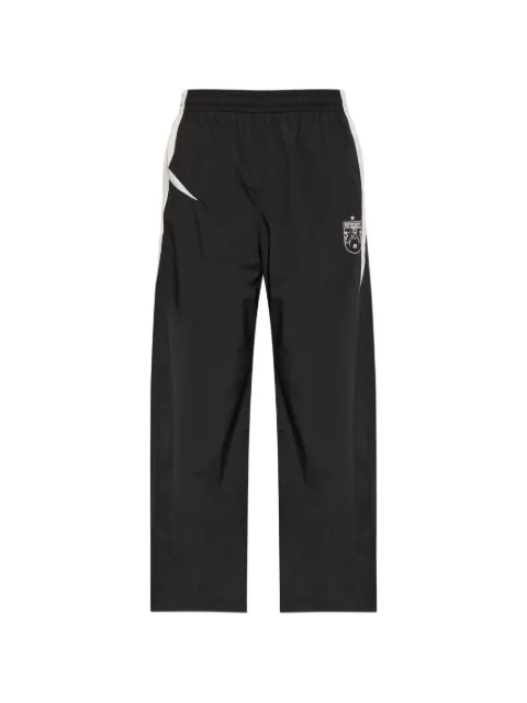 Represent logo-patch track pants
