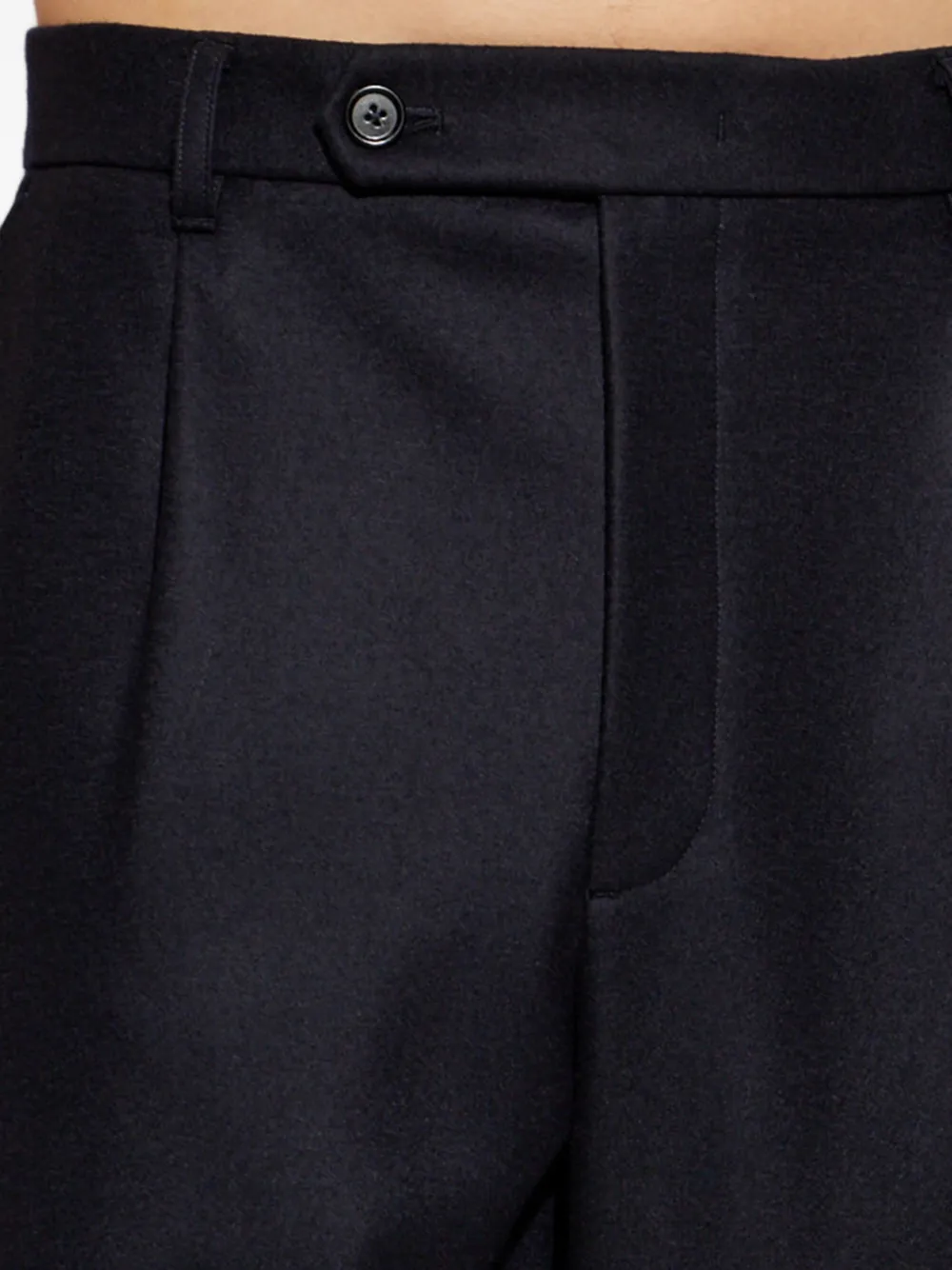 Jil Sander Wollen plooibroek Blauw