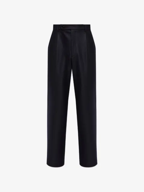 Jil Sander pleated wool trousers
