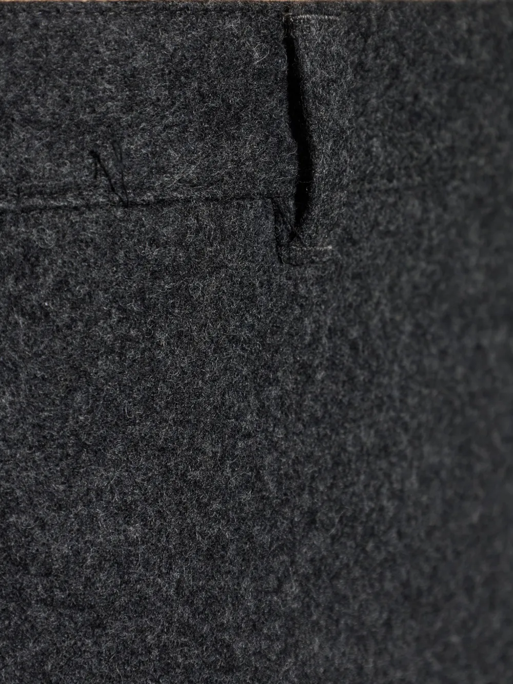 Jil Sander Straight wollen broek Grijs
