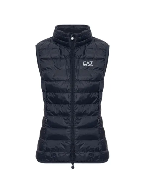 Ea7 Emporio Armani quilted logo-print gilet