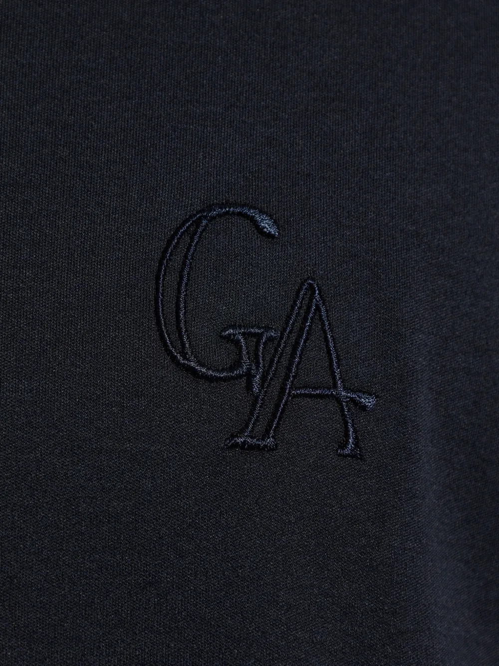 Giorgio Armani Poloshirt met geborduurd logo Blauw