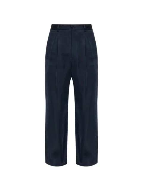 Giorgio Armani pleated wide-leg trousers