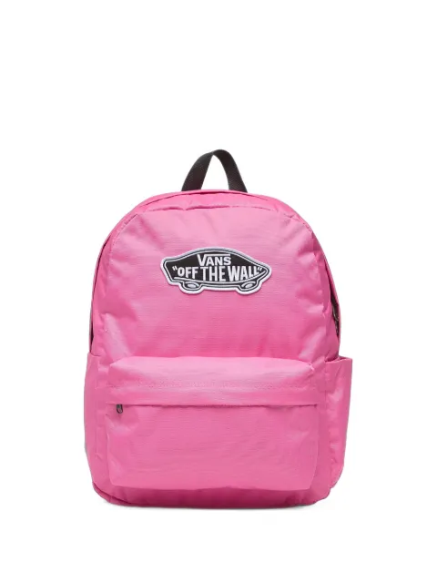 Vans logo-patch backpack