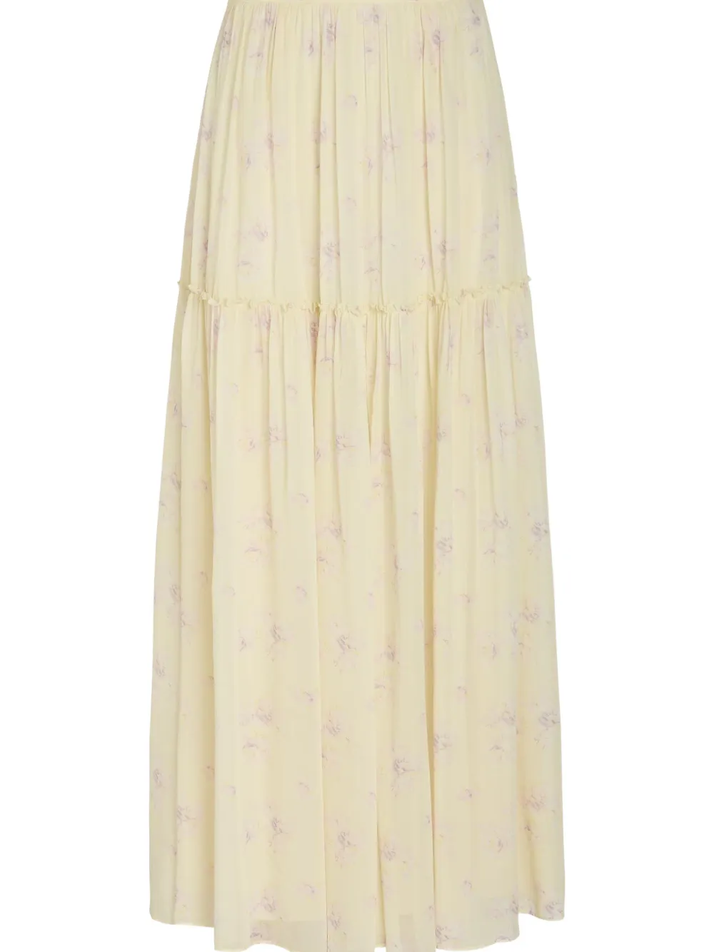  Loveshackfancy Falda Positano Plisada - Amarillo 