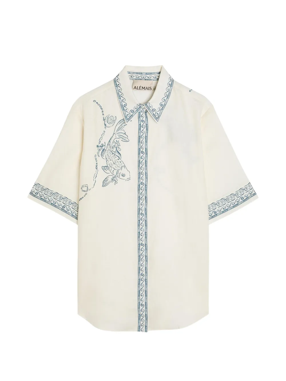 ALEMAIS Lucky short-sleeve shirt - Weiß