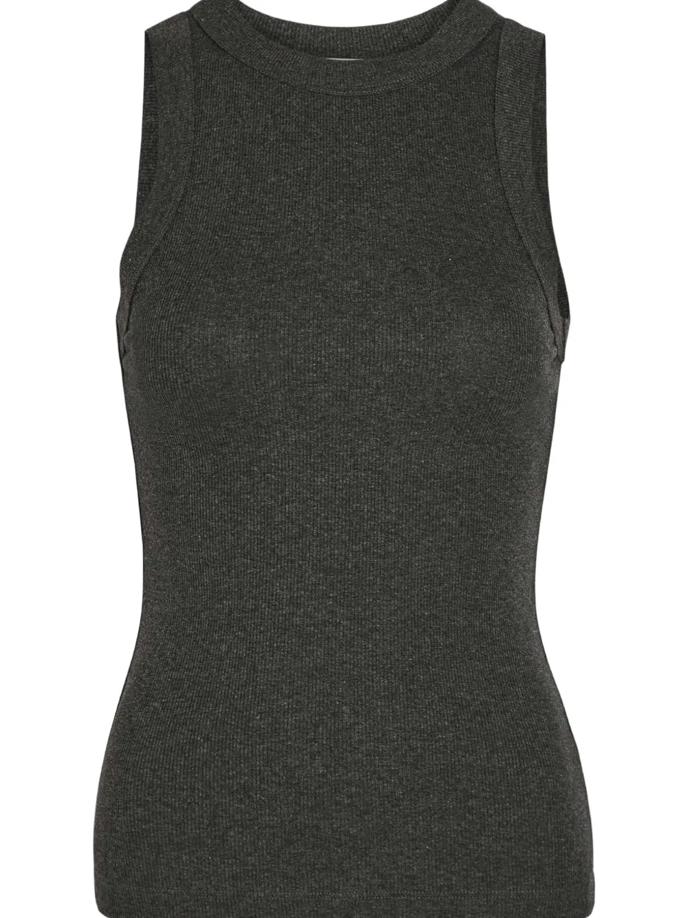 AGOLDE Leigh ribgebreide tanktop Grijs