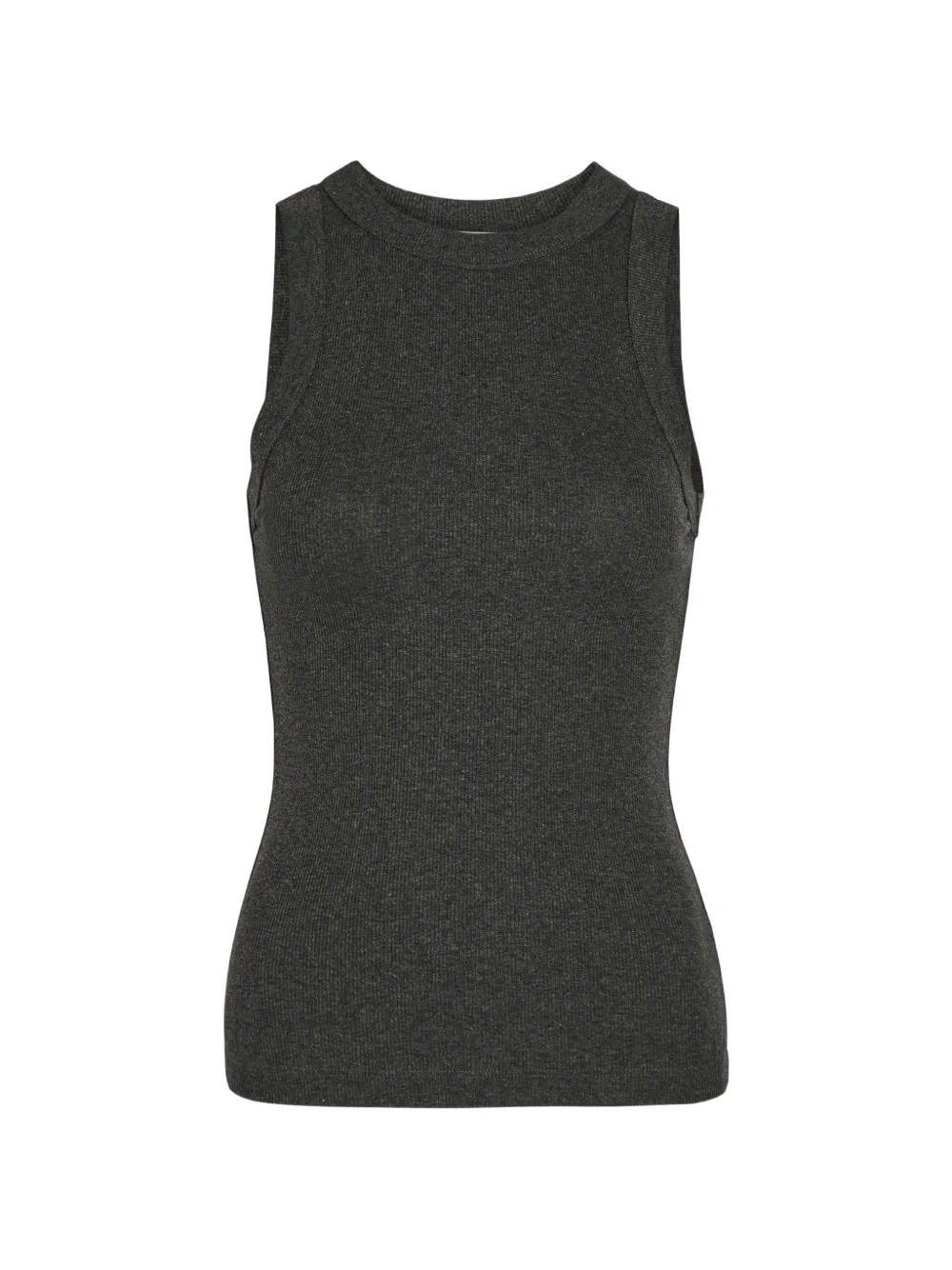 AGOLDE Leigh ribbed-knit tank top - Grigio